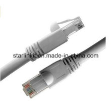 CAT6A Snagless Unshielded Cable de conexión de red UTP 10 Gigabit Gray